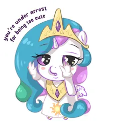 Size: 550x586 | Tagged: safe, artist:mdwines, derpibooru import, princess celestia, alicorn, anthro, pony, chibi, cute, cutelestia, female, filly, foal, funny, hands up, image, kid, png, sketch, small, solo, speech bubble, text