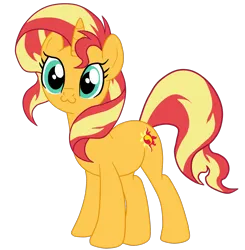 Size: 1856x1897 | Tagged: safe, artist:gmaplay, derpibooru import, sunset shimmer, pony, unicorn, equestria girls, cute, image, png, shimmerbetes, simple background, solo, sunset shimmer day, transparent background, twilight cat