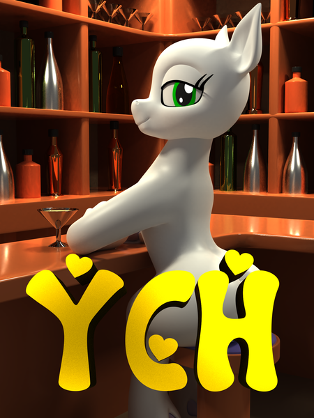 Size: 1500x2000 | Tagged: questionable, artist:argos90, derpibooru import, pony, 3d, bar, commission, female, image, mare, png, your character here