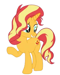 Size: 1900x2381 | Tagged: safe, artist:gmaplay, derpibooru import, sunset shimmer, pony, unicorn, equestria girls, equestria girls series, spring breakdown, spoiler:eqg series (season 2), cute, image, png, shimmerbetes, solo, sunset shimmer day