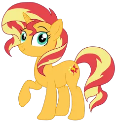 Size: 1982x2105 | Tagged: safe, artist:gmaplay, derpibooru import, sunset shimmer, pony, unicorn, equestria girls, mirror magic, spoiler:eqg specials, cute, gmaplay, image, png, shimmerbetes, solo, sunset shimmer day