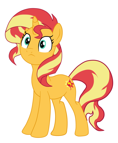 Size: 1900x2312 | Tagged: safe, artist:gmaplay, derpibooru import, sunset shimmer, pony, unicorn, equestria girls, equestria girls series, spring breakdown, spoiler:eqg series (season 2), cute, image, png, shimmerbetes, solo, sunset shimmer day