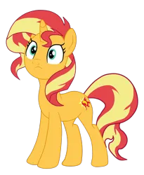 Size: 1900x2312 | Tagged: safe, artist:gmaplay, derpibooru import, sunset shimmer, pony, unicorn, equestria girls, equestria girls series, spring breakdown, spoiler:eqg series (season 2), cute, image, png, shimmerbetes, solo, sunset shimmer day