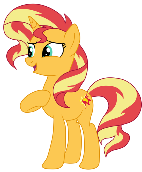 Size: 1646x1984 | Tagged: safe, artist:gmaplay, derpibooru import, sunset shimmer, pony, unicorn, equestria girls, equestria girls series, spring breakdown, spoiler:eqg series (season 2), cute, image, png, shimmerbetes, solo, sunset shimmer day