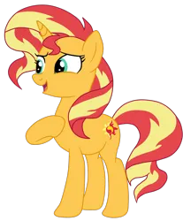 Size: 1646x1984 | Tagged: safe, artist:gmaplay, derpibooru import, sunset shimmer, pony, unicorn, equestria girls, equestria girls series, spring breakdown, spoiler:eqg series (season 2), cute, image, png, shimmerbetes, solo, sunset shimmer day