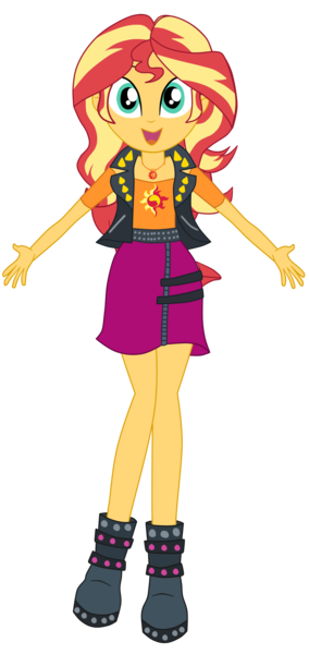 Size: 2124x4481 | Tagged: safe, artist:gmaplay, derpibooru import, sunset shimmer, human, equestria girls, equestria girls series, clothes, eyes closed, female, geode of empathy, image, magical geodes, open mouth, png, simple background, skirt, solo, sunset shimmer day, transparent background