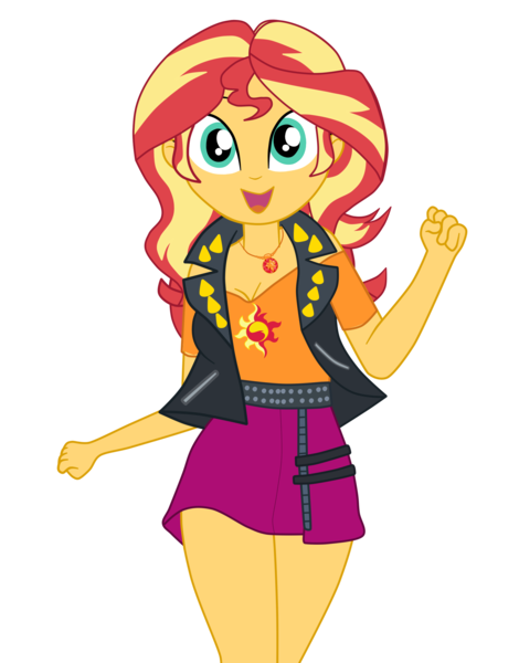 Size: 1900x2425 | Tagged: safe, artist:gmaplay, derpibooru import, sunset shimmer, equestria girls, cute, image, png, running, shimmerbetes, solo, sunset shimmer day