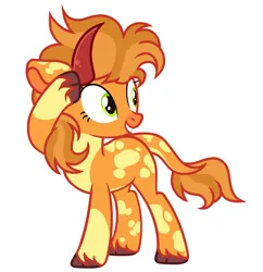 Size: 1594x1647 | Tagged: safe, artist:vi45, derpibooru import, oc, cow, cow pony, horns, image, png, solo