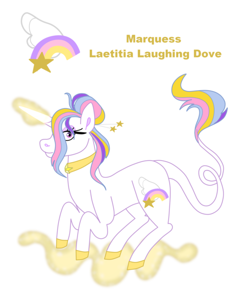 Size: 1202x1427 | Tagged: safe, artist:glitterfleshgum, derpibooru import, oc, oc:laetitia laughing dove, unofficial characters only, pony, unicorn, female, image, leonine tail, mare, offspring, parent:prince blueblood, parent:trixie, parents:bluetrix, png, simple background, solo, tail, transparent background