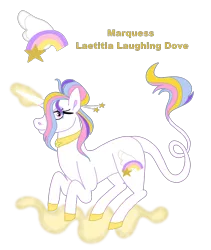 Size: 1202x1427 | Tagged: safe, artist:glitterfleshgum, derpibooru import, oc, oc:laetitia laughing dove, unofficial characters only, pony, unicorn, female, image, leonine tail, mare, offspring, parent:prince blueblood, parent:trixie, parents:bluetrix, png, simple background, solo, tail, transparent background