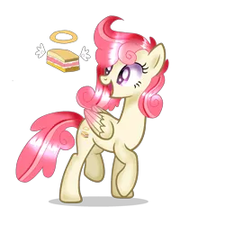 Size: 2048x2048 | Tagged: safe, artist:doraeartdreams-aspy, derpibooru import, oc, oc:angel cake, unofficial characters only, pegasus, pony, base used, female, image, mare, offspring, parent:pound cake, parent:princess flurry heart, parents:poundflurry, png, simple background, solo, transparent background, turned head