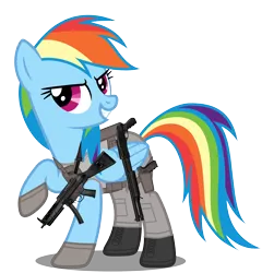 Size: 2545x2651 | Tagged: safe, anonymous artist, artist:edy_january, derpibooru import, edit, vector edit, rainbow dash, pegasus, pony, armor, body armor, boots, call of duty, call of duty: modern warfare 2, clothes, combat knife, dx.45, equipment, gloves, gun, handgun, image, knife, m870, military, military uniform, mp5, pistol, png, scout, shoes, shotgun, simple background, soldier, soldier pony, solo, special forces, submachinegun, tactical, tactical pony, tactical vest, tanktop, task forces 141, transparent background, uniform, united states, vector, vest, weapon