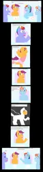 Size: 1280x5094 | Tagged: safe, artist:bokkathfoxrabbit, derpibooru import, bow hothoof, rainbow dash, scootaloo, windy whistles, pegasus, pony, adopted, adopted offspring, astronaut, ballerina, bread, family, female, filly, foal, food, grin, headcanon in the description, image, implied equestria girls, implied twilight sparkle, male, mare, png, request, scootadoption, scootalove, scootarina, siblings, sisters, sitting, smiling, stallion, support, table, toast, unsure