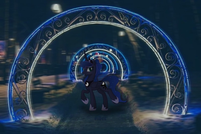 Size: 1620x1080 | Tagged: safe, derpibooru import, princess luna, alicorn, image, irl, jpeg, photo, real life background, solo