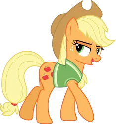 Size: 3000x3207 | Tagged: safe, artist:cloudy glow, derpibooru import, applejack, buckball season, image, png, simple background, solo, transparent background, vector