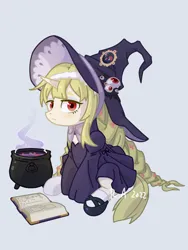 Size: 3000x4000 | Tagged: safe, derpibooru import, oc, pony, book, cauldron, clothes, hat, image, png, shoes, simple background, socks, white background, witch hat