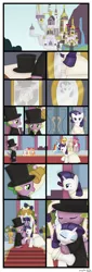 Size: 1080x3183 | Tagged: safe, artist:cwe99999999000, derpibooru import, apple bloom, applejack, fluttershy, pinkie pie, rainbow dash, rarity, scootaloo, spike, sweetie belle, twilight sparkle, alicorn, dragon, earth pony, pegasus, pony, unicorn, bride, bridesmaid, bridesmaid dress, canterlot, clothes, dress, female, filly, flower filly, flower girl, foal, groom, hat, heartwarming, hug, hugging a pony, image, male, marriage, mirror, older, older spike, png, shipping, smiling, sparity, straight, suit, top hat, wedding, wedding dress, wholesome