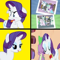 Size: 894x894 | Tagged: artist needed, safe, derpibooru import, fancypants, rarity, spike, sweetie belle, dragon, pony, unicorn, a canterlot wedding, secret of my excess, bridesmaid, bridesmaid dress, clothes, dancing, dress, female, filly, flower filly, flower girl, flower girl dress, foal, hat, hotline bling, hub logo, image, logo, male, meme, png, raripants, shipping, sparity, spikebelle, straight, suit, the hub, top hat