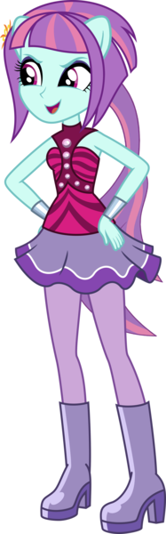 Size: 1280x4108 | Tagged: safe, artist:ajosterio, derpibooru import, screencap, sunny flare, human, dance magic, equestria girls, spoiler:eqg specials, cute, eyeshadow, female, hand on hip, image, makeup, png, ponied up, simple background, solo, transparent background