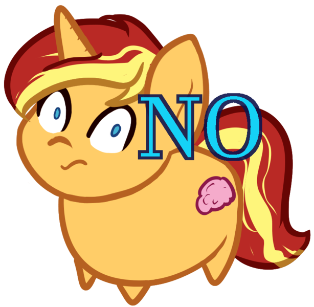 Size: 849x830 | Tagged: safe, artist:those kids in the corner, derpibooru import, part of a set, sunset shimmer, alternate cutie mark, brain, chibi, female, horrified, image, no, organs, png, simple background, solo, solo female, transparent background
