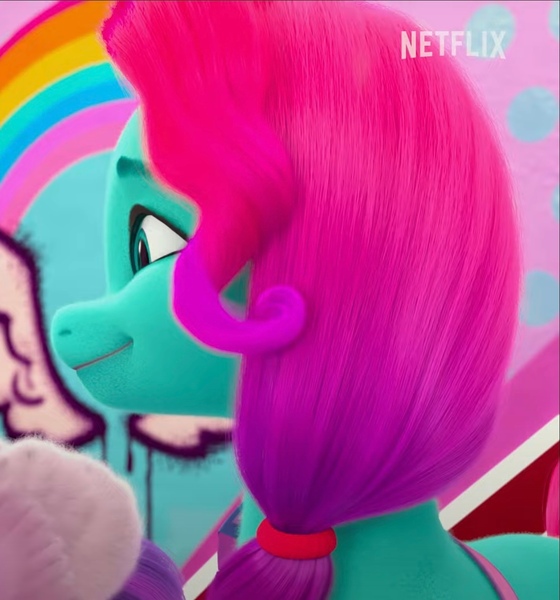 Size: 1424x1526 | Tagged: safe, derpibooru import, screencap, pipp petals, earth pony, pony, g5, my little pony: make your mark, spoiler:g5, spoiler:my little pony: make your mark, spoiler:my little pony: make your mark chapter 5, spoiler:mymc05e05, close-up, cropped, cute, frown, image, jazz has no ears, jazz hooves, jazzibetes, jpeg, mane melody (location), mane smelody, my little pony: make your mark chapter 5, netflix, no ears, solo focus