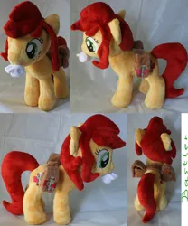 Size: 827x993 | Tagged: safe, artist:bestlerrj, derpibooru import, oc, oc:sani soda, unofficial characters only, bag, galacon, galacon 2023, image, irl, jpeg, photo, plushie, solo