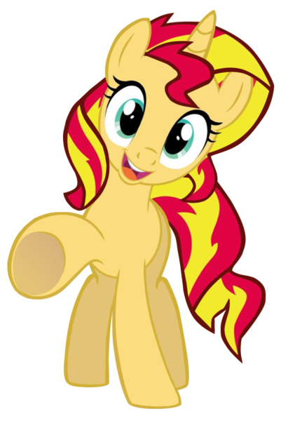 Size: 535x800 | Tagged: safe, artist:benpictures1, ponerpics import, ponybooru import, sunset shimmer, pony, unicorn, cute, female, image, inkscape, mare, png, shimmerbetes, simple background, solo, transparent background, vector