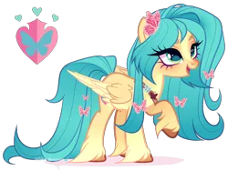 Size: 1420x1066 | Tagged: safe, artist:gihhbloonde, derpibooru import, oc, unofficial characters only, pegasus, pony, female, image, mare, offspring, parent:fluttershy, parent:hitch trailblazer, png, simple background, solo, transparent background