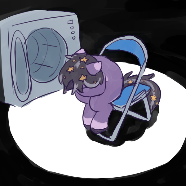 Size: 2200x2200 | Tagged: safe, artist:rivibaes, derpibooru import, oc, oc:rivibaes, pony, unicorn, chair, female, filly, foal, head in hooves, image, neon genesis evangelion, png, sitting, washing machine