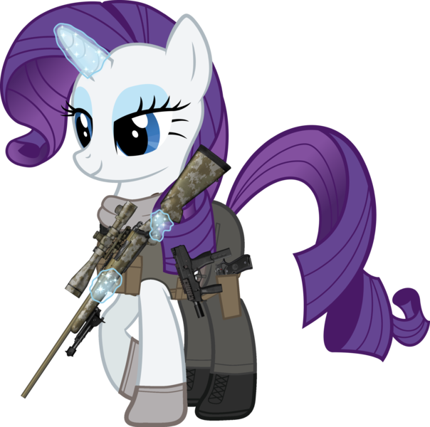 Size: 2607x2588 | Tagged: safe, artist:edy_january, derpibooru import, edit, vector edit, rarity, pony, unicorn, armor, beretta, beretta m9, body armor, boots, call of duty, call of duty: modern warfare 2, clothes, gloves, gun, handgun, image, m24, m700, magic, military, military pony, pistol, png, rifle, shoes, simple background, sniper, sniper rifle, soldier, soldier pony, solo, special forces, steyr tmp, submachinegun, tactical, tactical vest, task forces 141, tmp, transparent background, vector, vest, weapon