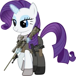 Size: 2607x2588 | Tagged: safe, artist:edy_january, derpibooru import, edit, vector edit, rarity, pony, unicorn, armor, beretta, beretta m9, body armor, boots, call of duty, call of duty: modern warfare 2, clothes, gloves, gun, handgun, image, m24, m700, magic, military, military pony, pistol, png, rifle, shoes, simple background, sniper, sniper rifle, soldier, soldier pony, solo, special forces, steyr tmp, submachinegun, tactical, tactical vest, task forces 141, tmp, transparent background, vector, vest, weapon