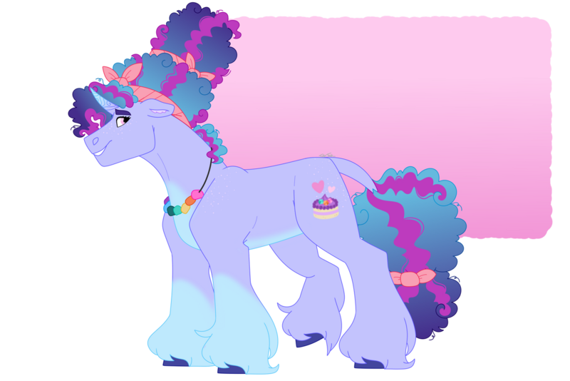 Size: 1280x854 | Tagged: safe, artist:itstechtock, derpibooru import, oc, oc:periwinkle brightdawn, pony, unicorn, image, magical lesbian spawn, male, offspring, parent:izzy moonbow, parent:misty brightdawn, parents:mizzy, png, solo, stallion