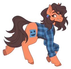 Size: 2700x2600 | Tagged: safe, artist:kikirdcz, derpibooru import, oc, earth pony, pony, clothes, female, image, mare, png, shirt, solo