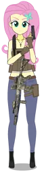 Size: 313x1263 | Tagged: safe, artist:edy_january, derpibooru import, edit, vector edit, fluttershy, human, equestria girls, armor, assault rifle, base used, body armor, boots, call of duty, call of duty warzone, call of duty: modern warfare 2, clothes, combat knife, equipment, gloves, gun, handgun, hk416, image, knife, long pants, m1911, m416, military, operator, pistol, png, rifle, shoes, simple background, soldier, solo, special forces, tactical, tactical vest, tanktop, task forces 141, transparent background, trigger discipline, united states, vector, vest, weapon