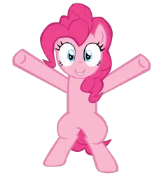 Size: 1282x1433 | Tagged: safe, artist:benpictures1, part of a set, ponerpics import, ponybooru import, pinkie pie, earth pony, pony, maud pie (episode), cute, diapinkes, female, image, inkscape, mare, png, simple background, solo, transparent background, vector
