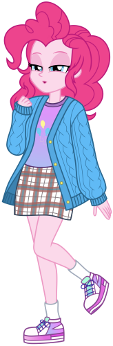 Size: 164x500 | Tagged: safe, artist:emeraldblast63, derpibooru import, pinkie pie, equestria girls, clothes, female, image, png, shoes, simple background, solo, transparent background
