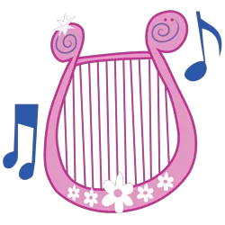 Size: 2000x2000 | Tagged: safe, artist:aquaticneon, derpibooru import, g3, bee bop (g3), cutie mark, cutie mark only, image, lyre, musical instrument, no pony, png, simple background, transparent background, vector