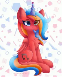Size: 2640x3300 | Tagged: safe, artist:gaffy, derpibooru import, oc, oc:gaffy, unofficial characters only, pegasus, birthday, hat, image, jpeg, party hat, pegasus oc, wings