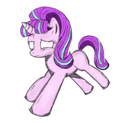 Size: 2048x2048 | Tagged: safe, artist:weiling, derpibooru import, starlight glimmer, pony, unicorn, blank eyes, don't starve, image, png, simple background, solo, white background
