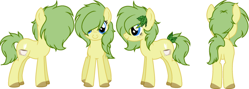 Size: 2546x910 | Tagged: safe, artist:yeetmedownthestairs, derpibooru import, oc, oc:nettle vienna, unofficial characters only, earth pony, pony, female, image, multiple angles, png, simple background, solo, transparent background