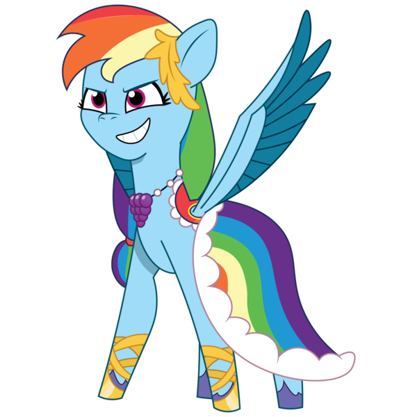 Size: 1800x1800 | Tagged: safe, artist:prixy05, derpibooru import, rainbow dash, pegasus, pony, g5, my little pony: tell your tale, clothes, dress, g4, g4 to g5, gala dress, generation leap, image, png, simple background, solo, transparent background, vector