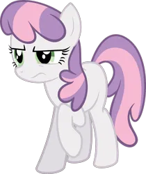Size: 1600x1908 | Tagged: safe, artist:blackgryph0n, artist:maddietheuniversalfan68, derpibooru import, cheerilee, sweetie belle, earth pony, pony, cheerilee is not amused, earth pony sweetie belle, female, full body, g4, image, mare, png, race swap, raised hoof, recolor, simple background, standing, sweetie belle is not amused, three quarter review, transparent background, unamused, vector, wavy mouth