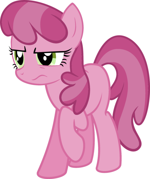 Size: 1600x1908 | Tagged: safe, artist:blackgryph0n, artist:maddietheuniversalfan68, derpibooru import, cheerilee, ruby pinch, earth pony, pony, cheerilee is not amused, female, full body, g4, image, mare, png, raised hoof, recolor, ruby pinch is not amused, simple background, standing, three quarter review, transparent background, unamused, vector, wavy mouth