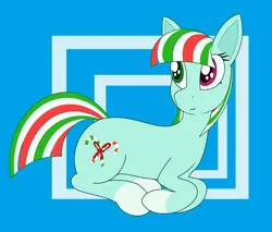 Size: 3636x3100 | Tagged: safe, artist:modera, derpibooru import, oc, oc:candy canter, unofficial characters only, earth pony, heterochromia, image, ms paint, png, solo