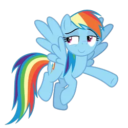 Size: 4500x4500 | Tagged: safe, artist:gypsykumquat, derpibooru import, rainbow dash, pegasus, pony, .svg available, absurd resolution, faic, female, flying, image, inkscape, png, show accurate, simple background, smiling, smug, smugdash, solo, spread wings, transparent background, vector, wings