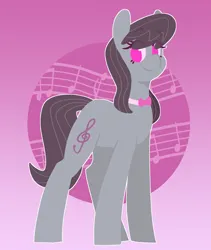 Size: 1548x1830 | Tagged: safe, artist:wintersleptart, derpibooru import, octavia melody, earth pony, pony, cutie mark background, female, image, jpeg, lineless, mare, smiling, solo