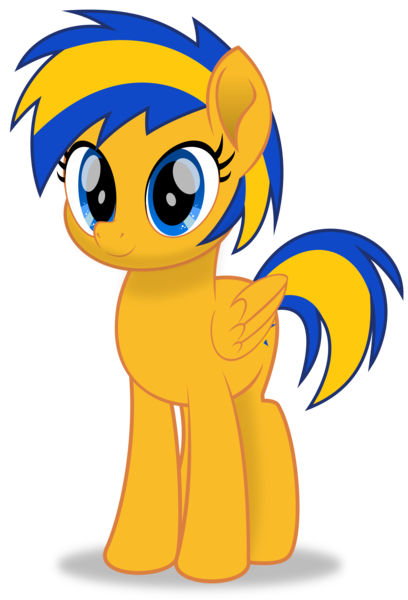 Size: 3000x4417 | Tagged: safe, artist:keronianniroro, derpibooru import, oc, oc:flare spark, unofficial characters only, pegasus, pony, female, image, movie accurate, png, simple background, smiling, solo, transparent background
