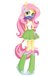 Size: 2712x3918 | Tagged: safe, artist:will290590, derpibooru import, edit, fluttershy, equestria girls, box art, female, gag, image, lipstick, looking at you, png, simple background, solo, transparent background, vector
