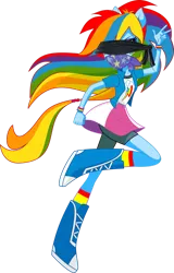 Size: 2550x3990 | Tagged: safe, artist:will290590, derpibooru import, edit, rainbow dash, equestria girls, blindfold, female, gag, high res, image, looking at you, png, simple background, solo, transparent background, vector