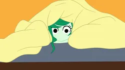 Size: 3379x1900 | Tagged: safe, artist:gmaplay, derpibooru import, wallflower blush, equestria girls, bed, blanket, cute, flowerbetes, image, komi can't communicate, panic, png, reference, solo, under the covers